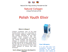 Tablet Screenshot of natural-collagen.kolagenpolska.pl
